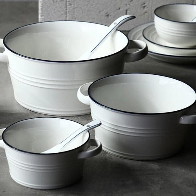 Symphony Enamel Soup Bowls