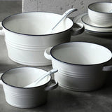 Symphony Enamel Soup Bowls