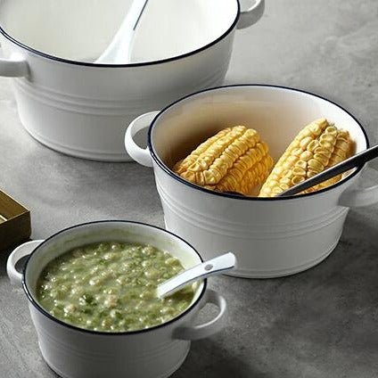 Symphony Enamel Soup Bowls