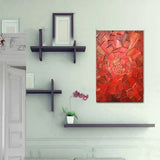 Symphony in Red Oil Painting