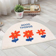 Three Little Flowers Bath Mat