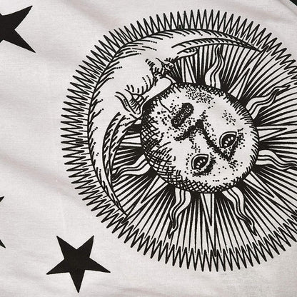 Tie Dye Sun & Moon Tapestry