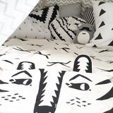 Cotton Tiger Black and White Blanket | Play Mat