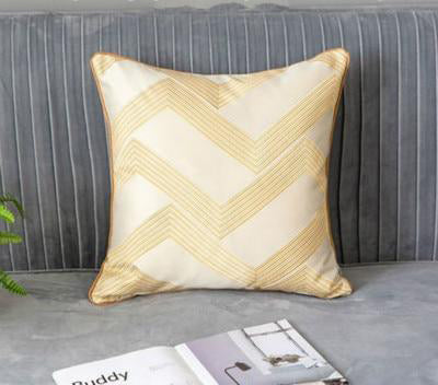 Tillman Golden Jacquard Pillow Covers