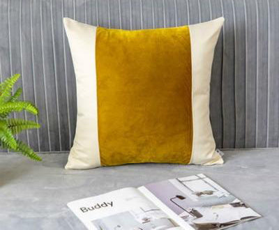 Tillman Golden Jacquard Pillow Covers