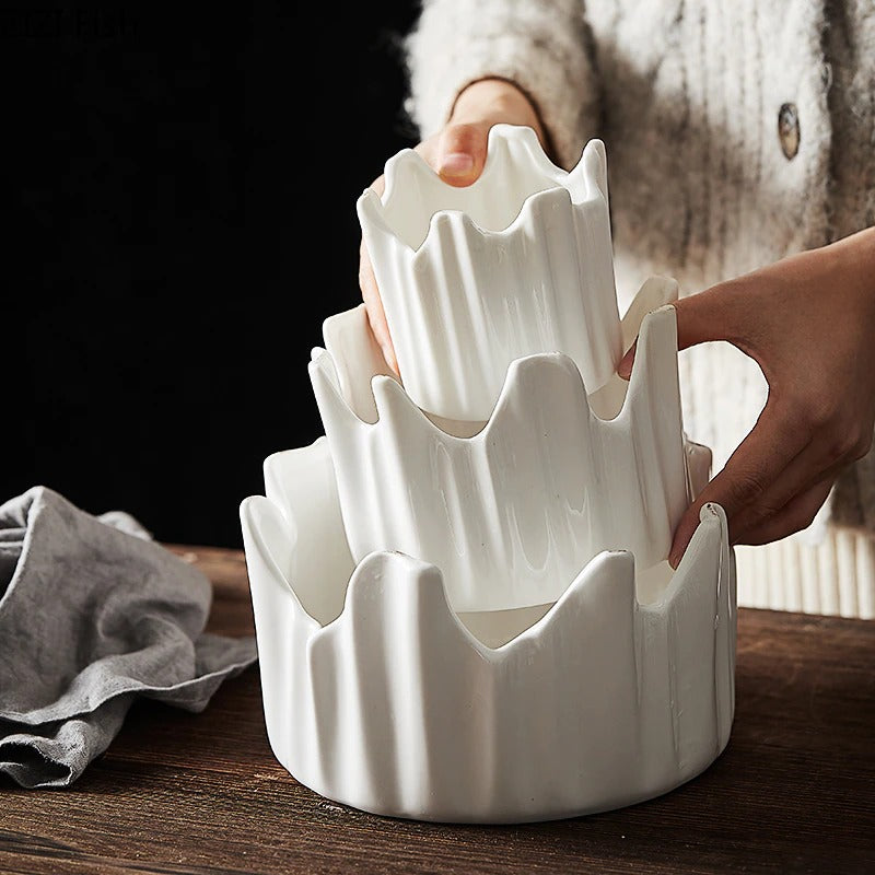 Tilley Tablecloth Pedestal Bowls