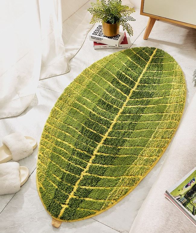 Kekoa Tropical Leaf Bath Mat