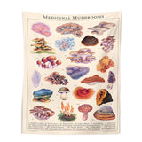 Medical Mushrooms Tapestry - Tapestries
