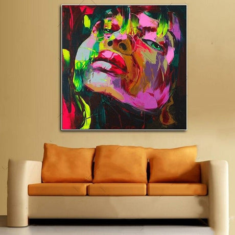 Waking Up in Color Hand Painted Canvas