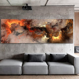 Fire in the Clouds Printed Canvas