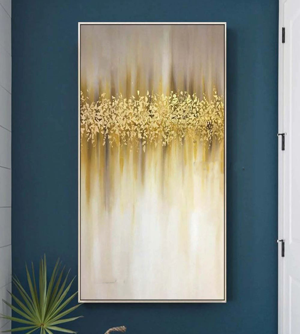 Waterfalls on the Horizon Hand Painted Canvas