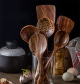 Wayan Teak Cooking Tools Set