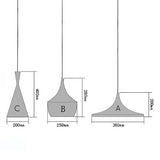 Modern Beat White Pendant Light