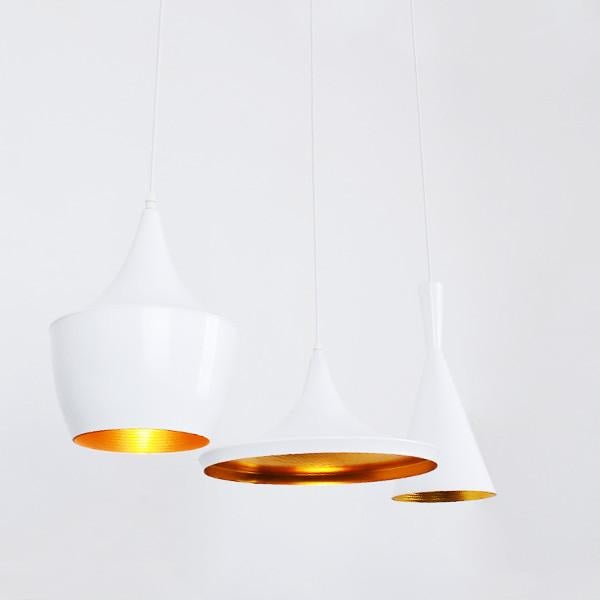 Modern Beat White Pendant Light