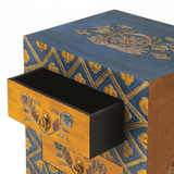 Exotic Hand Painted 3 Drawer Accent Chest