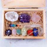 12 Healing Crystals in a Box