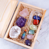 12 Healing Crystals in a Box