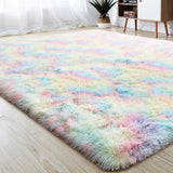 Fluffy Rainbow Carpet