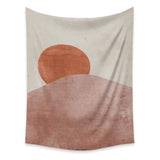 Abstract Sun and Moon Wall Tapestry