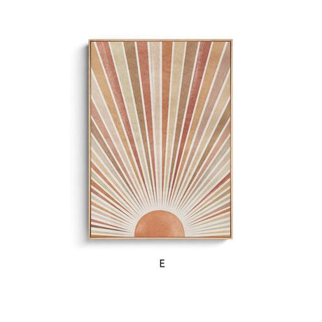 Sun & Moon Nordic Poster