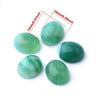 Oval Natural Green Agate Stones