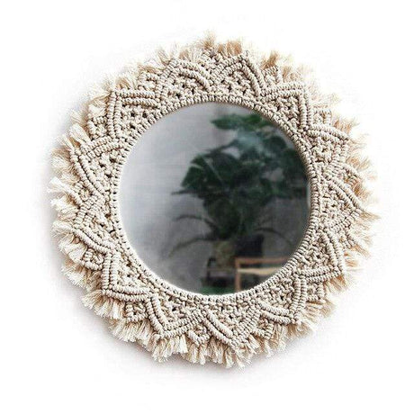 Azrou Cotton Macrame Mirror