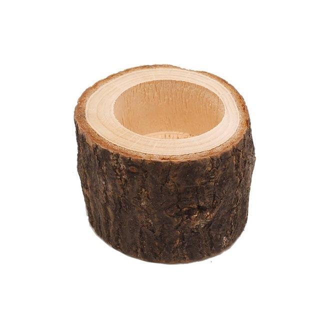 Wooden Candle Holder