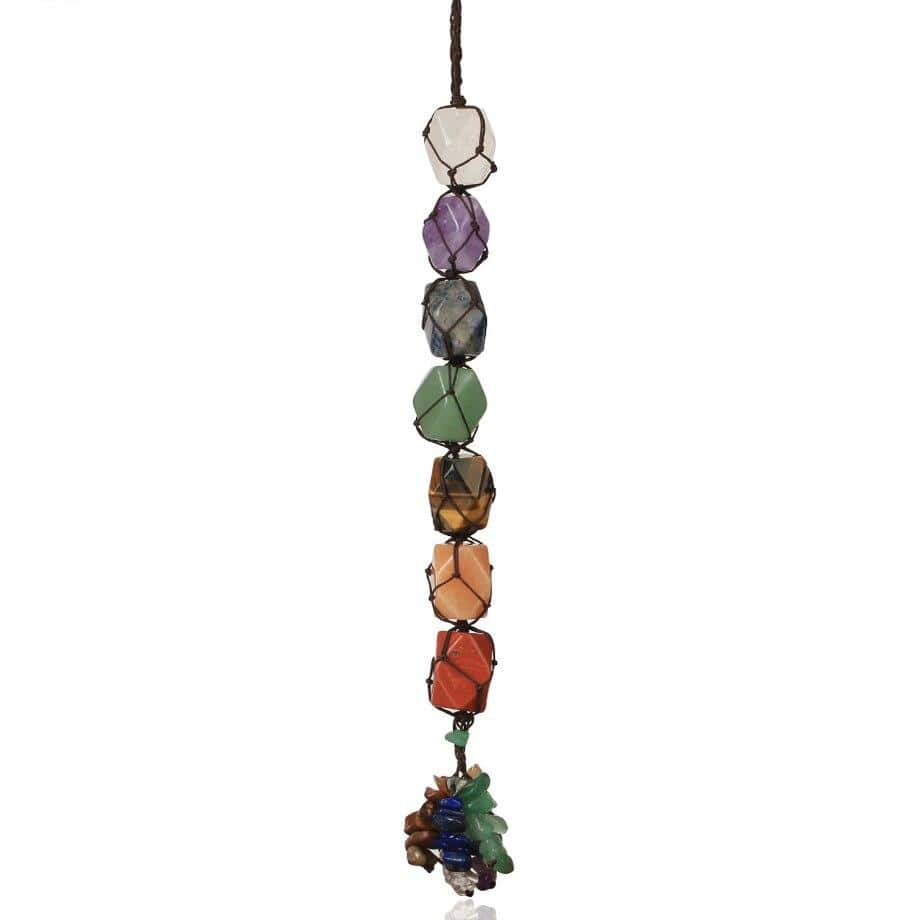 Hanging 7 Chakra Gemstones- Small Size