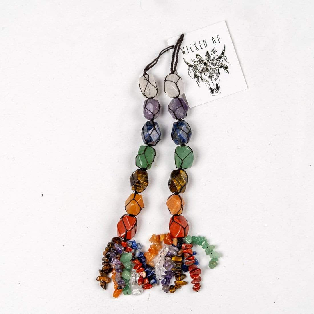 Hanging 7 Chakra Gemstones- Small Size