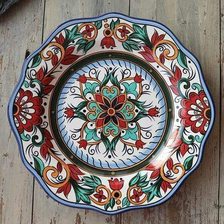 Hand-painted Ceramic Plate