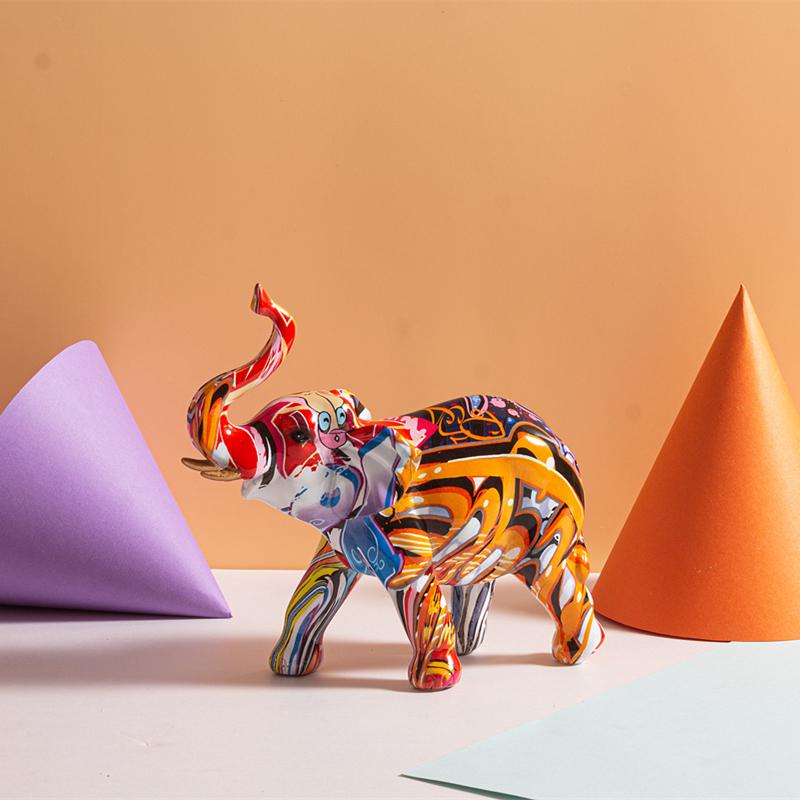 Colorful Animals Art Figurine