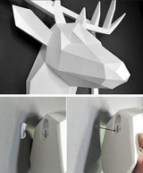 3D Deer Head Wall Statue