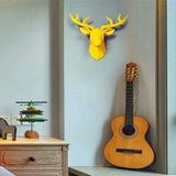 3D Deer Head Wall Statue