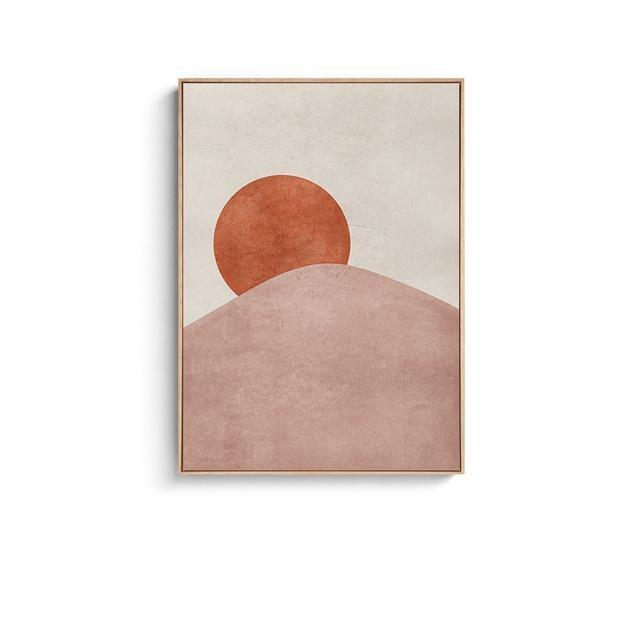 Sun & Moon Nordic Poster