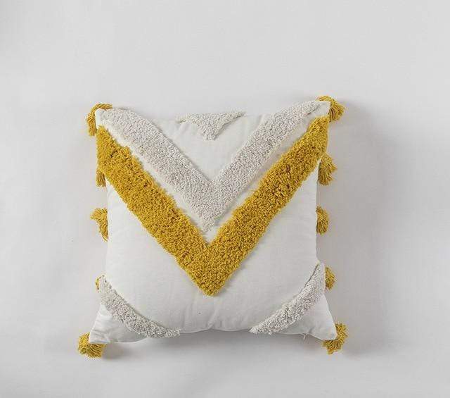 Moroccan Tassel Cushion Cover