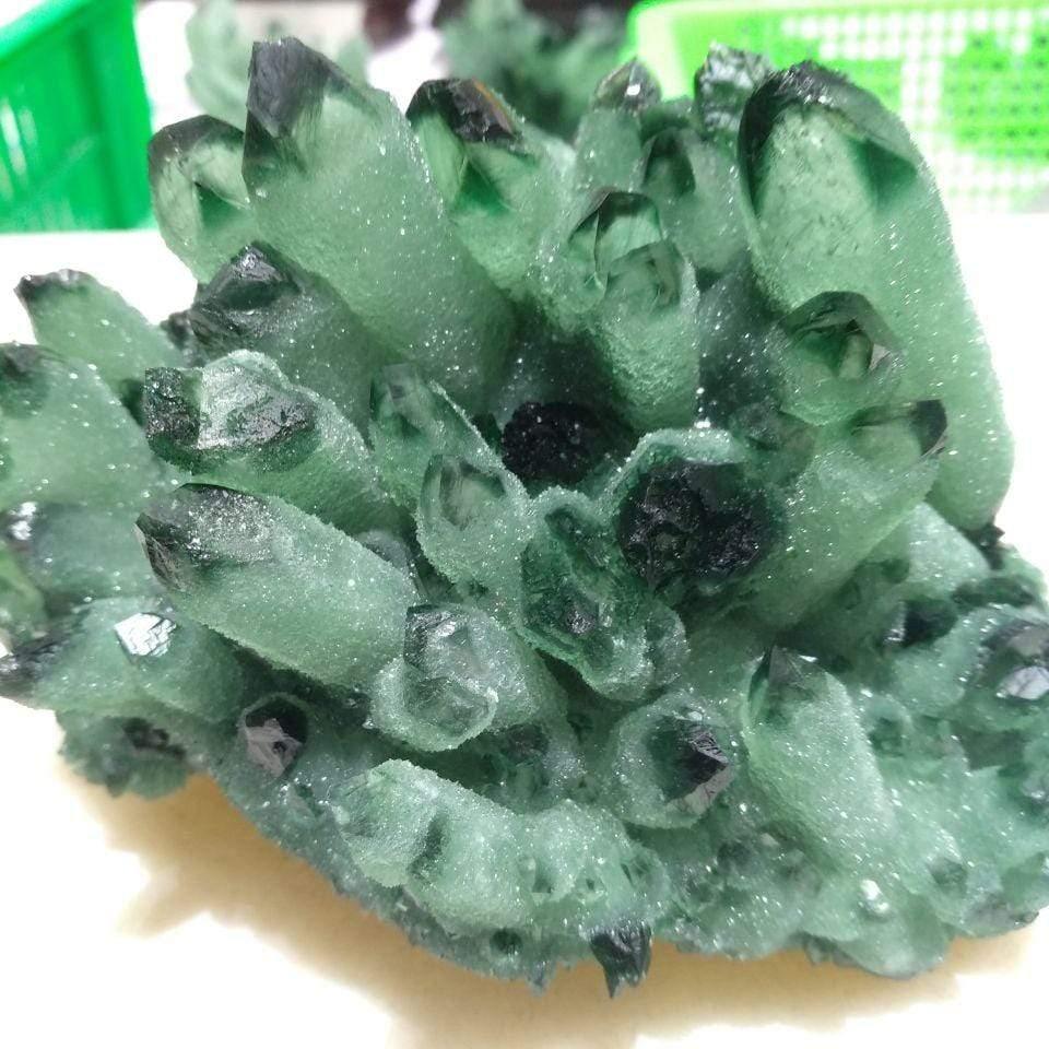 680g Green Phantom Quartz Crystal