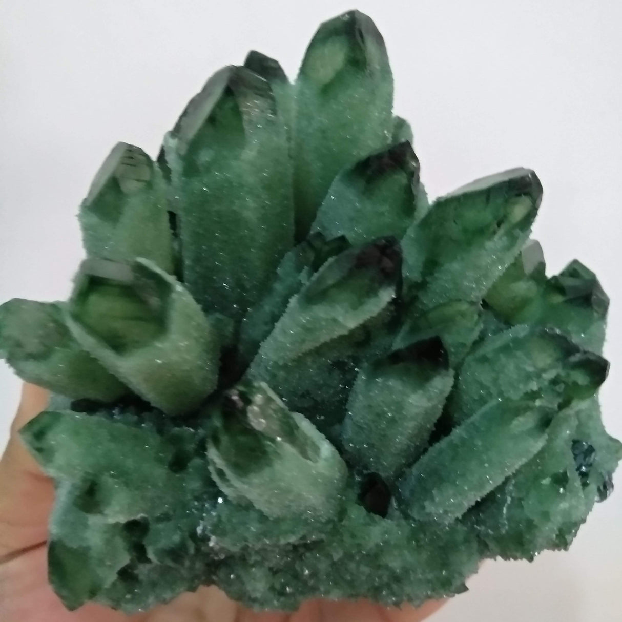 680g Green Phantom Quartz Crystal