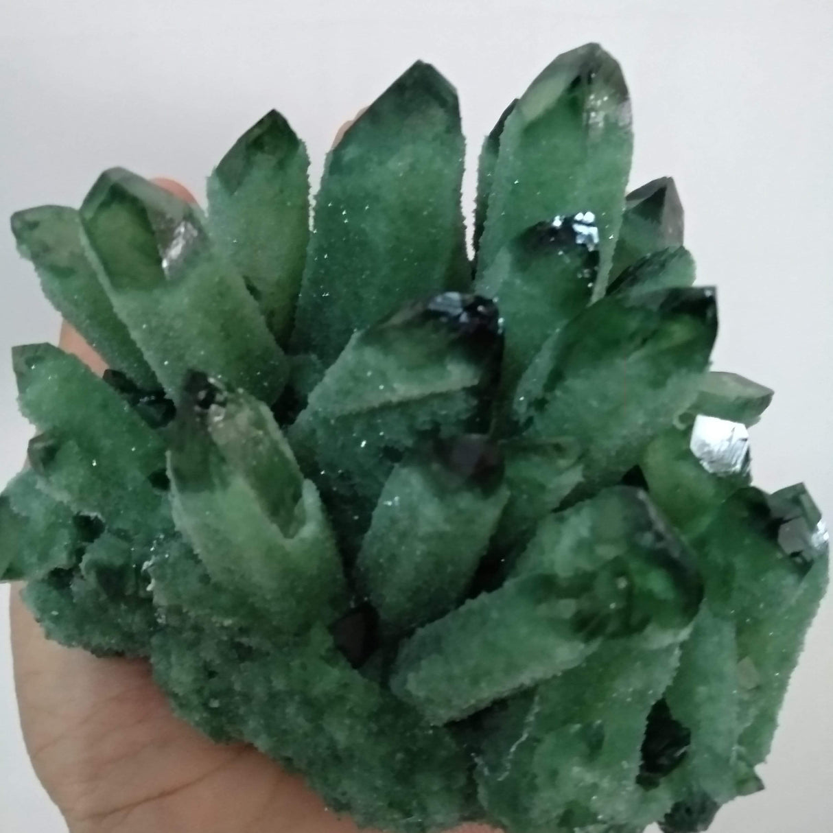 680g Green Phantom Quartz Crystal