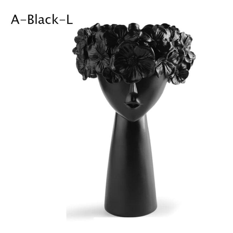 Floral Head Vase