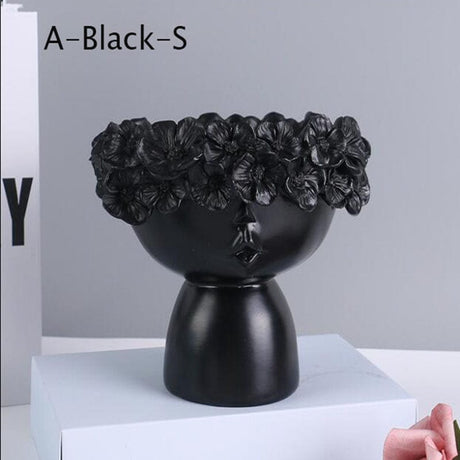 Floral Head Vase