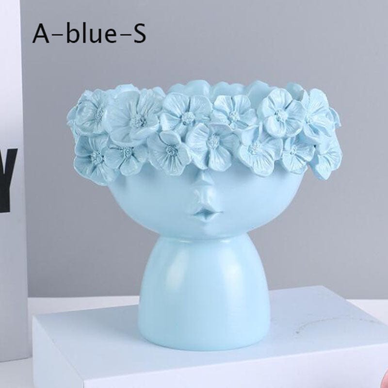 Floral Head Vase