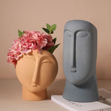 Abstract Face Flower Pot