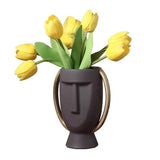 Abstract Face Flower Vase