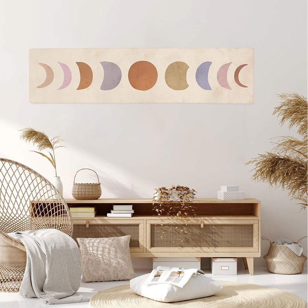 Abstract Moon Phase Wall Art