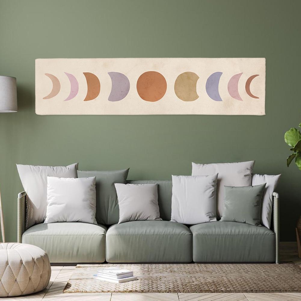 Abstract Moon Phase Wall Art