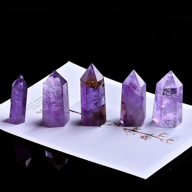 Amethyst Quartz Crystal Wand