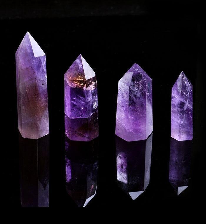 Amethyst Quartz Crystal Wand