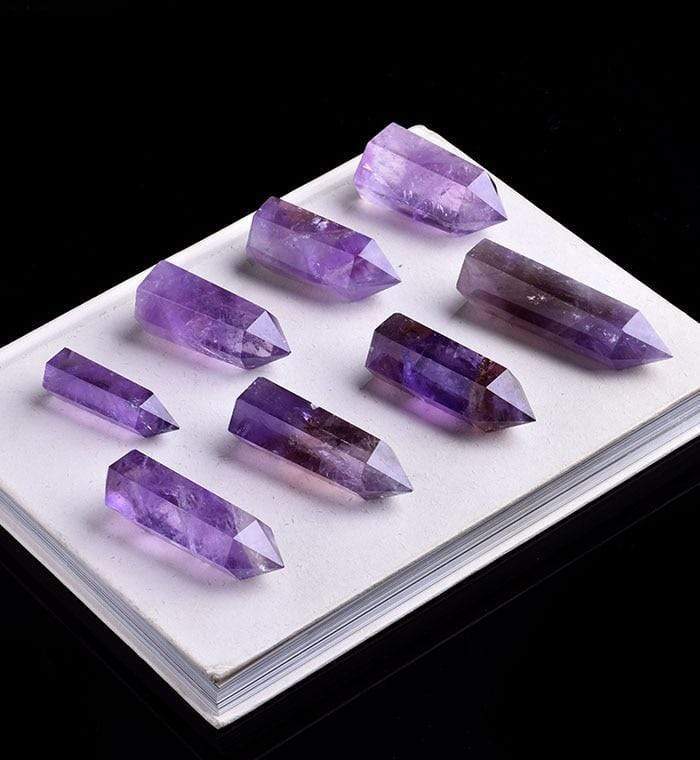 Amethyst Quartz Crystal Wand