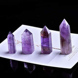 Amethyst Quartz Crystal Wand