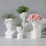 Ancient Greece Human Head Flower Vases